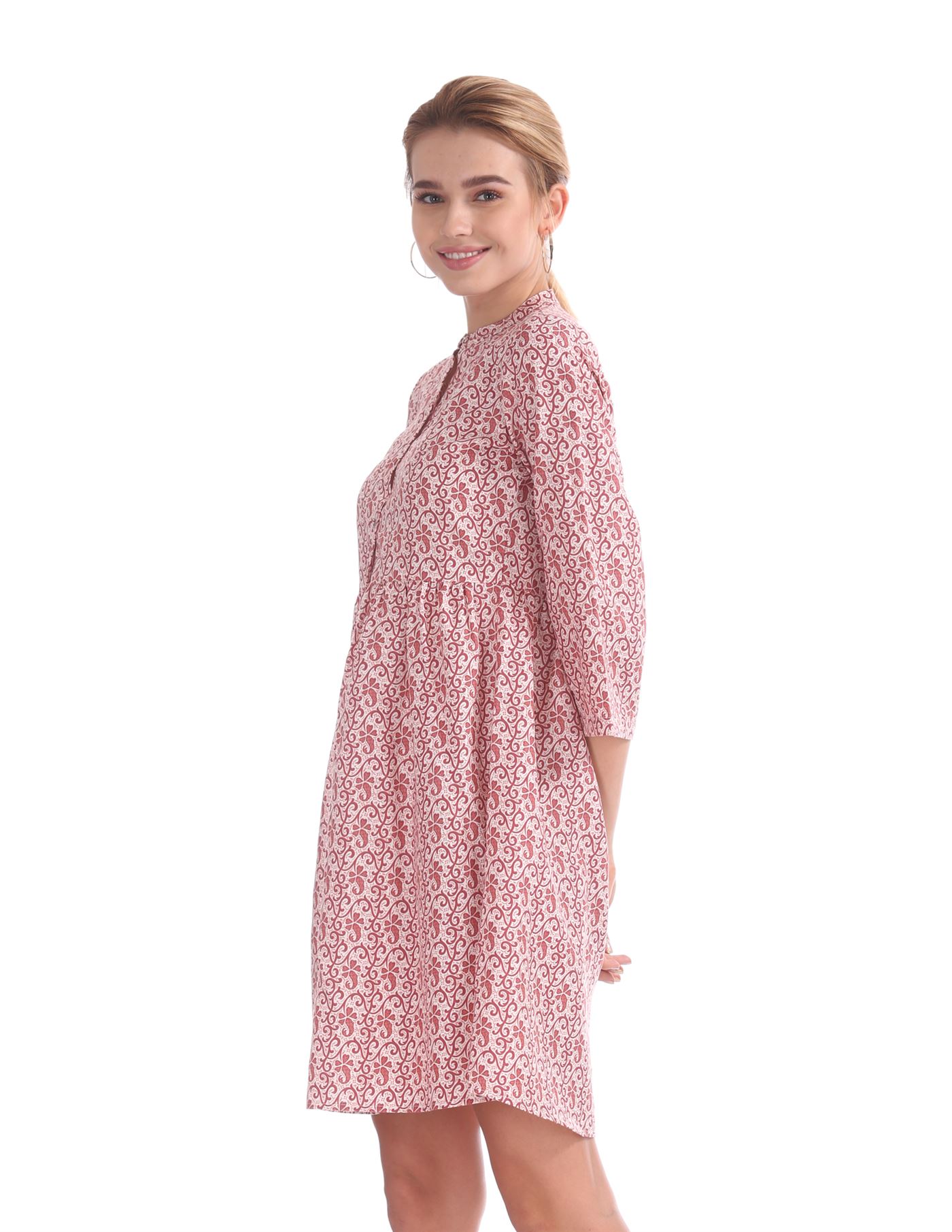 U.S. Polo Assn. Women Casual Wear Printed Dress